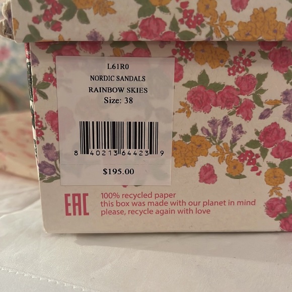 Love Shack Fancy X Manebi Nordic Floral Sandals. - Picture 17 of 17